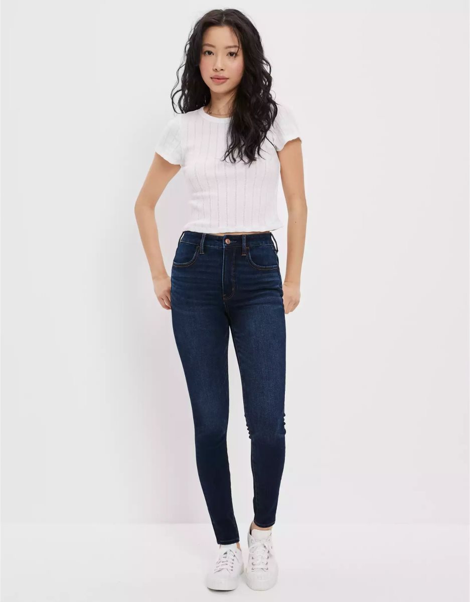 Jean American Eagle AE Dream Super High-Waisted Jegging Multicolore Femme | UXG-88851775